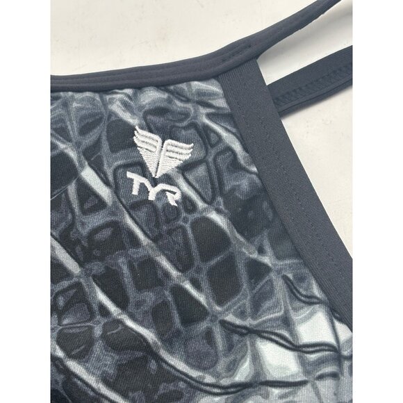 TYR GIRLS’ DIAMONDFIT SWIMSUIT, SIZE 22 , Titanium - Picture 5 of 11